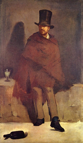 O bebedor de absinto (Edouard Manet) - Reprodução com Qualidade Museu