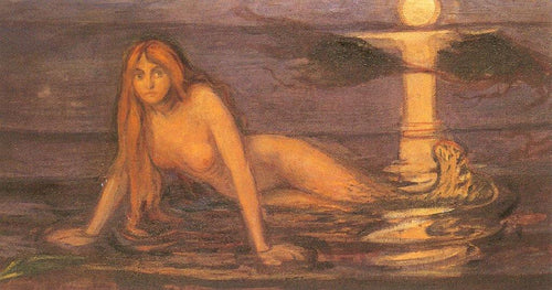 Senhora do mar (Edvard Munch) - Reprodução com Qualidade Museu
