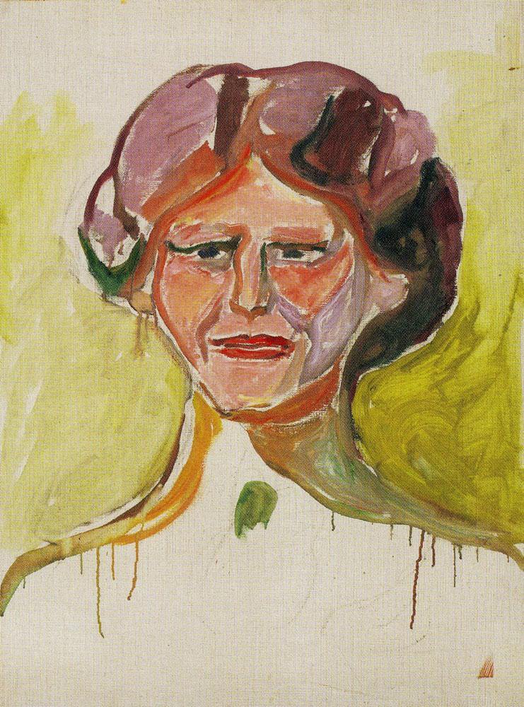 Alma Mater - Estudo de Retrato (Edvard Munch) - Reprodução com Qualidade Museu