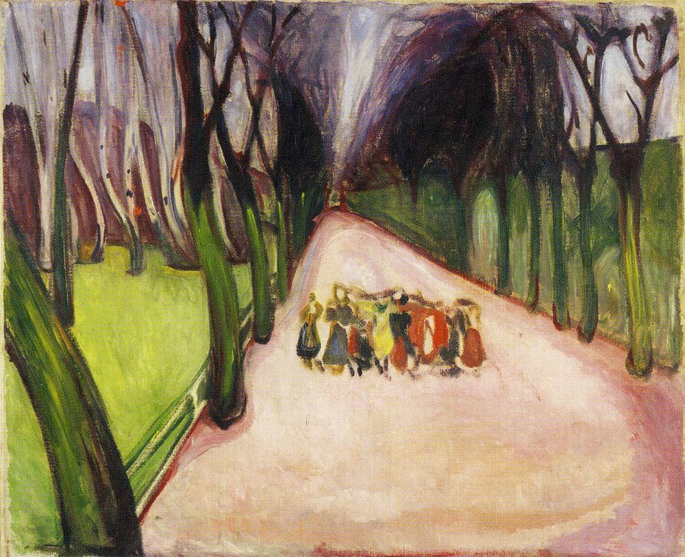 Crianças na rua (Edvard Munch) - Reprodução com Qualidade Museu