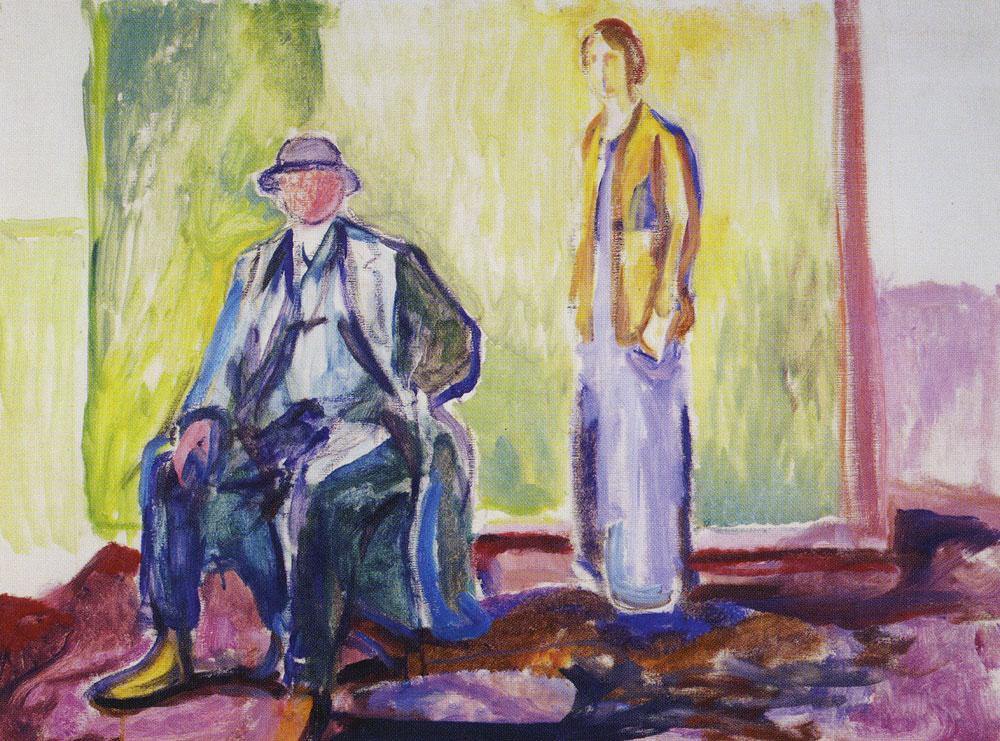 Christian e Hjordis Gierloff (Edvard Munch) - Reprodução com Qualidade Museu