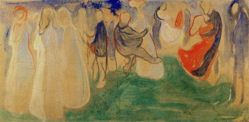 Dança (Edvard Munch) - Reprodução com Qualidade Museu