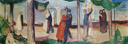 Dança na praia Freia Frieze VII (Edvard Munch) - Reprodução com Qualidade Museu