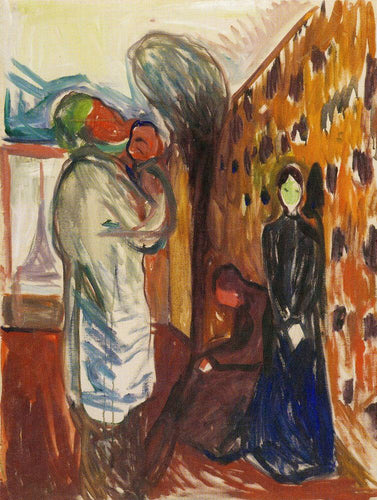 Câmara da Morte (Edvard Munch) - Reprodução com Qualidade Museu