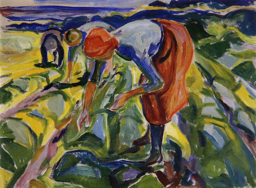 Trabalho de Campo (Edvard Munch) - Reprodução com Qualidade Museu