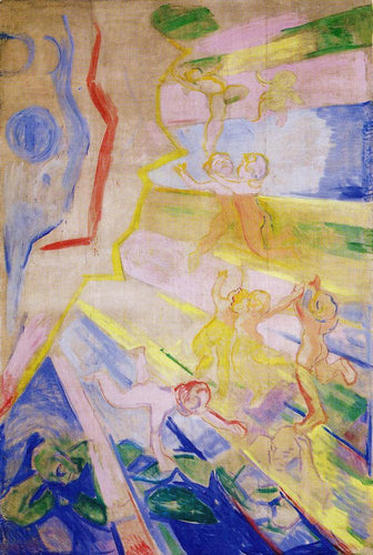 Geniuses In Lightstream (Edvard Munch) - Reprodução com Qualidade Museu