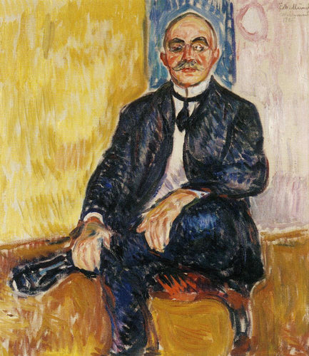 Gustav Schiefler (Edvard Munch) - Reprodução com Qualidade Museu