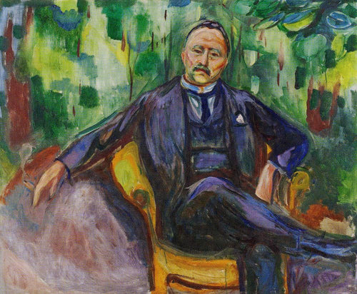 Heinrich C. Hudtwalcker (Edvard Munch) - Reprodução com Qualidade Museu