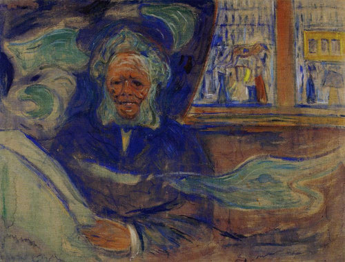 Ibsen no Grand Café (Edvard Munch) - Reprodução com Qualidade Museu