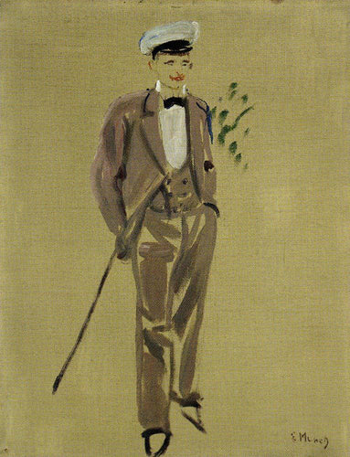 Jacob Torkildsen (Edvard Munch) - Reprodução com Qualidade Museu