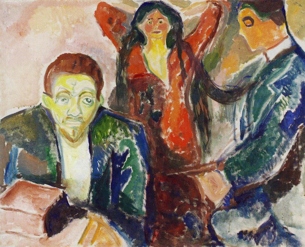 Ciúmes (Edvard Munch) - Reprodução com Qualidade Museu