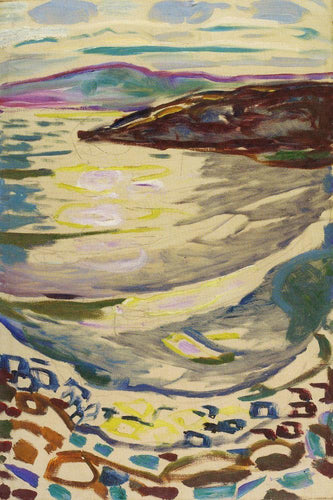 Paisagem de Hvitsten (Edvard Munch) - Reprodução com Qualidade Museu