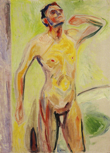 Nu Masculino (Edvard Munch) - Reprodução com Qualidade Museu