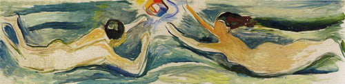 Reunião no espaço (Edvard Munch) - Reprodução com Qualidade Museu