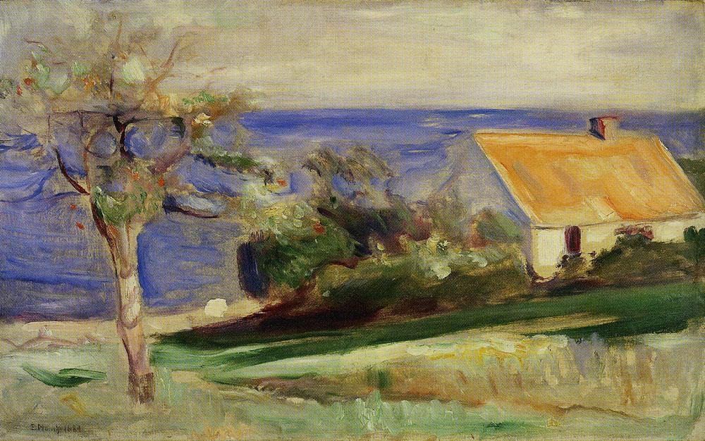 Morton Dammens House, perto de Asgardstrand (Edvard Munch) - Reprodução com Qualidade Museu