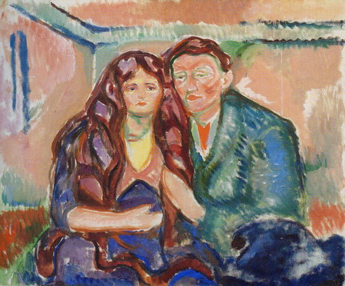 O sedutor (Edvard Munch) - Reprodução com Qualidade Museu