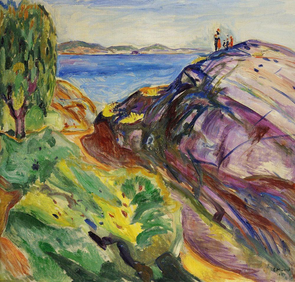 Verão em kragero (Edvard Munch) - Reprodução com Qualidade Museu