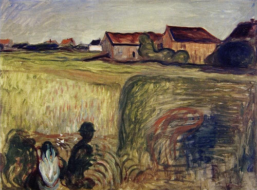 Noite de Verão (Edvard Munch) - Reprodução com Qualidade Museu