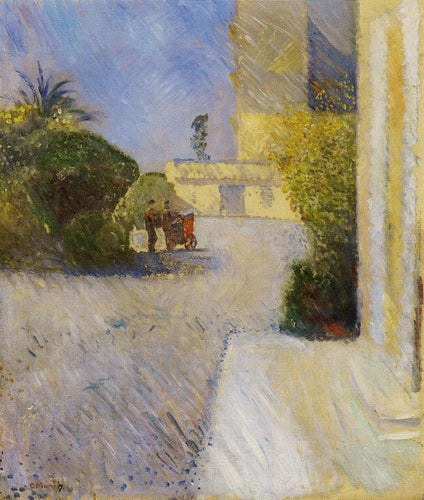 Dia de Sol em Nice (Edvard Munch) - Reprodução com Qualidade Museu