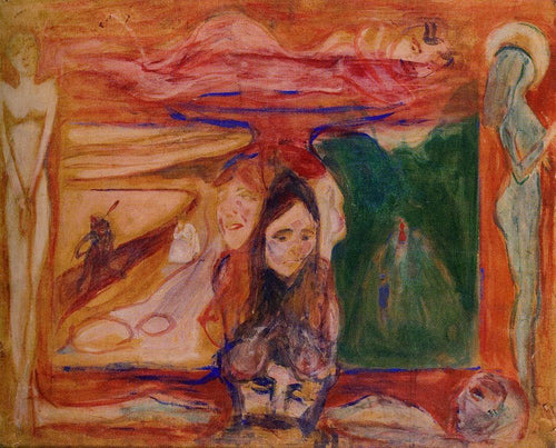 Estudo Simbólico (Edvard Munch) - Reprodução com Qualidade Museu