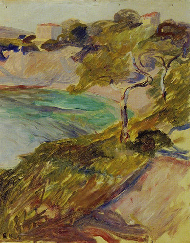 Árvores do Mediterrâneo (Edvard Munch) - Reprodução com Qualidade Museu