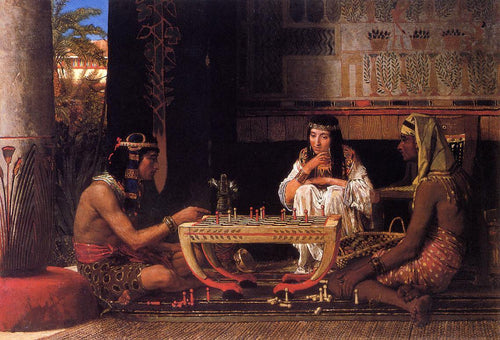 Jogadores de xadrez egípcios