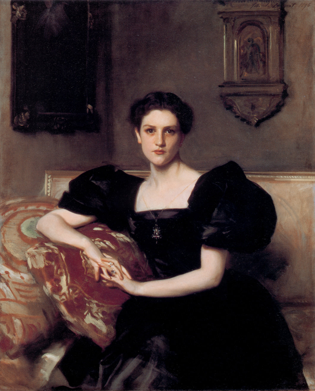 Elizabeth Winthrop Chanler (John Singer Sargent) - Reprodução com Qualidade Museu