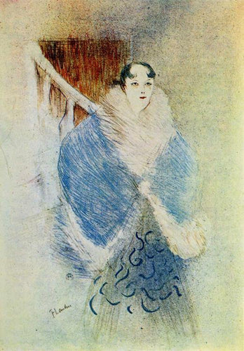 Elsa, a vienense (Henri de Toulouse-Lautrec) - Reprodução com Qualidade Museu