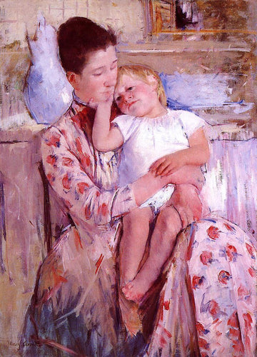 Emmie e seu filho (Mary Cassatt) - Reprodução com Qualidade Museu