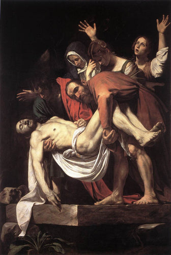 Entombment Of Christ (Caravaggio) - Reprodução com Qualidade Museu