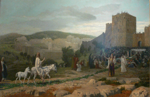 Entrada do Cristo em Jerusalém (Jean-Leon Gerome) - Reprodução com Qualidade Museu