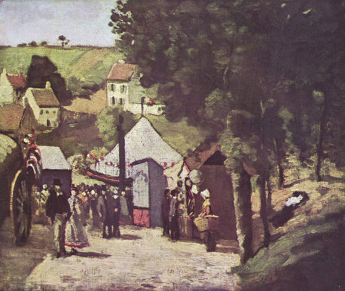 Eremitage, Pontoise (Paul Cézanne) - Reprodução com Qualidade Museu