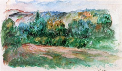 Essoyes Landscape (Pierre-Auguste Renoir) - Reprodução com Qualidade Museu