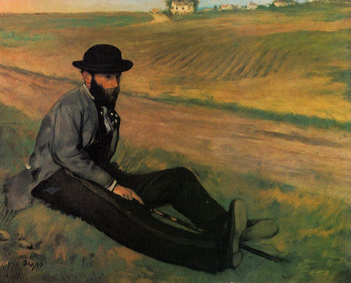 Eugene manet (Edgar Degas) - Reprodução com Qualidade Museu