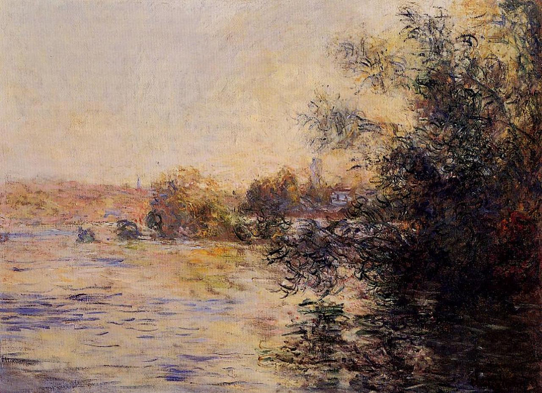 Efeito da noite do Sena (Claude Monet) - Reprodução com Qualidade Museu