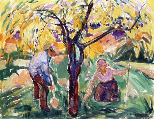 A macieira (Edvard Munch) - Reprodução com Qualidade Museu