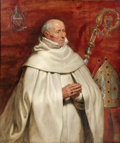 Matthaeus Yrsselius, abade da Abadia de Sint Michiels em Antuérpia (Peter Paul Rubens) - Reprodução com Qualidade Museu
