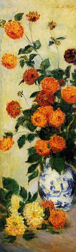 Dálias (Claude Monet) - Reprodução com Qualidade Museu
