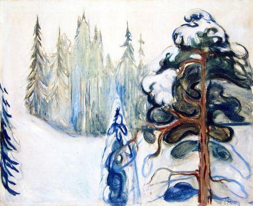 Inverno (Edvard Munch) - Reprodução com Qualidade Museu