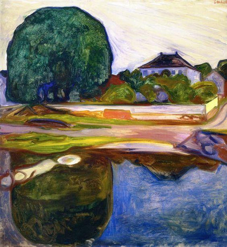 Quiosterudgarden (Edvard Munch) - Reprodução com Qualidade Museu