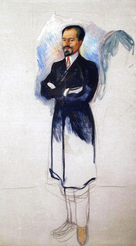 Ernest Thiel. Inacabado (Edvard Munch) - Reprodução com Qualidade Museu