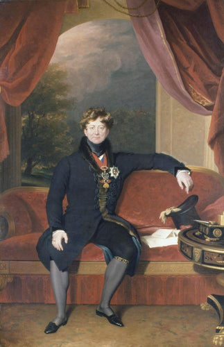 George IV, sentado em vestido de manhã