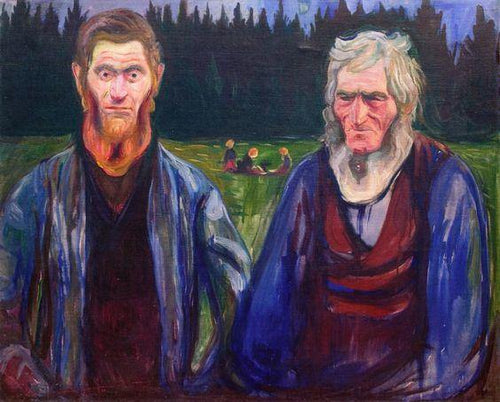 Pai e filho (Edvard Munch) - Reprodução com Qualidade Museu