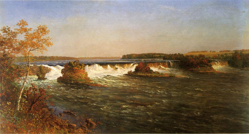 Quedas de Santo Antônio (Albert Bierstadt) - Reprodução com Qualidade Museu