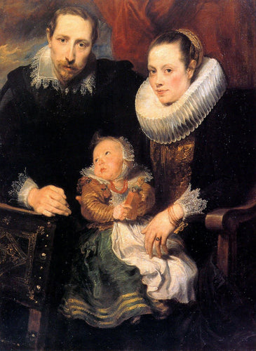 Retrato de família (Anthony van Dyck) - Reprodução com Qualidade Museu