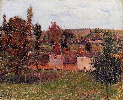 Fazenda em Basincourt (Camille Pissarro) - Reprodução com Qualidade Museu