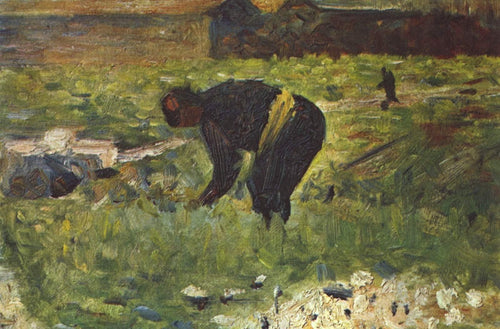 Fazendeiro para trabalhar (Georges Seurat) - Reprodução com Qualidade Museu