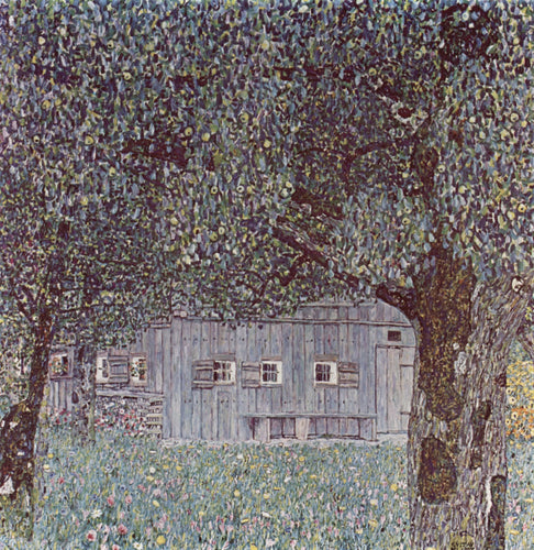 Fazenda na Alta Áustria (Gustav Klimt) - Reprodução com Qualidade Museu