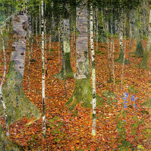 Quinta com árvores de vidoeiro (Gustav Klimt) - Reprodução com Qualidade Museu