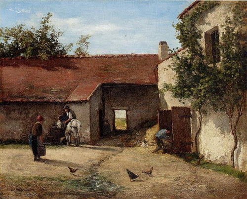 Fazenda (Camille Pissarro) - Reprodução com Qualidade Museu